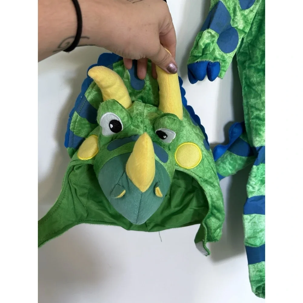 NWOT Spooktacular Creations Toddler Triceratops Dinosaur Halloween Costume 18-24
